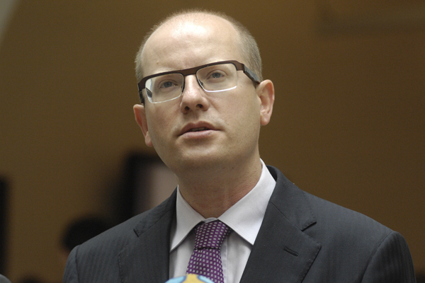 Předseda ČSSD Bohuslav Sobotka.