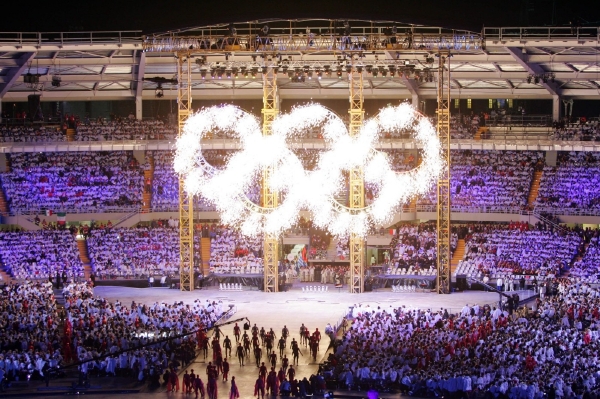 Olympijské kruhy. Olympijské kruhy.