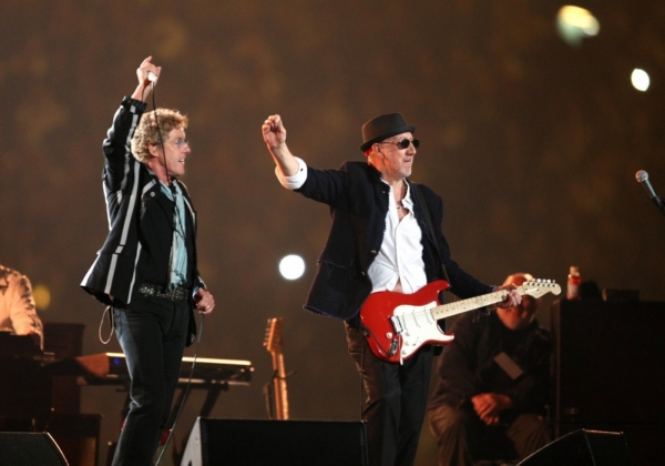 Stárnoucí hvězdy The Who. Roger Daltrey (vlevo) a Pete Townshend. Stárnoucí hvězdy The Who. Roger Daltrey (vlevo) a Pete Townshend.