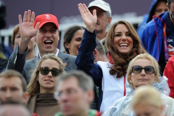 Královskou jezdkyni Zaru Phillipsovou podporovali v publiku i princ William a jeho žena Kate.