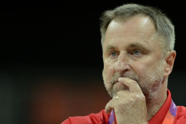 Trenér českých basketbalistek Lubor Blažek.