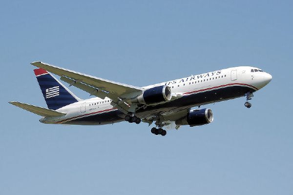 Letadlo US Airways (ilustrační fotografie). Letadlo US Airways (ilustrační fotografie).