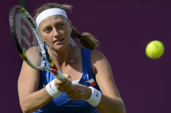 Petra Kvitová na olympiádě v Londýně.