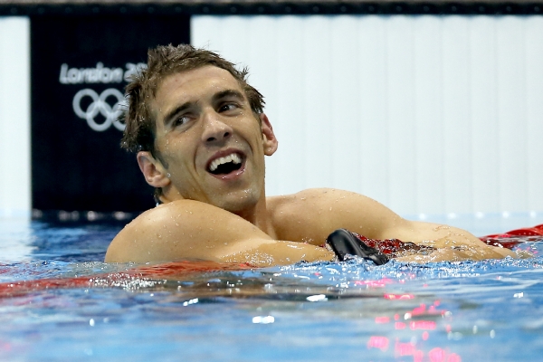 Americký plavecký fenomén Michael Phelps.