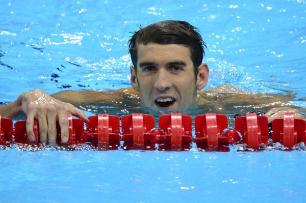 Americký plavec Michael Phelps.