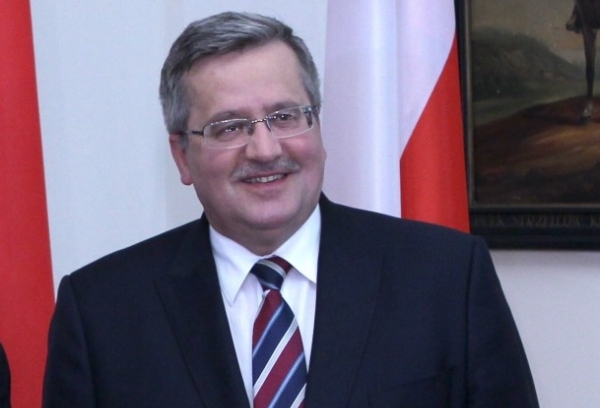 Polský prezident Bronislaw Komorowski.