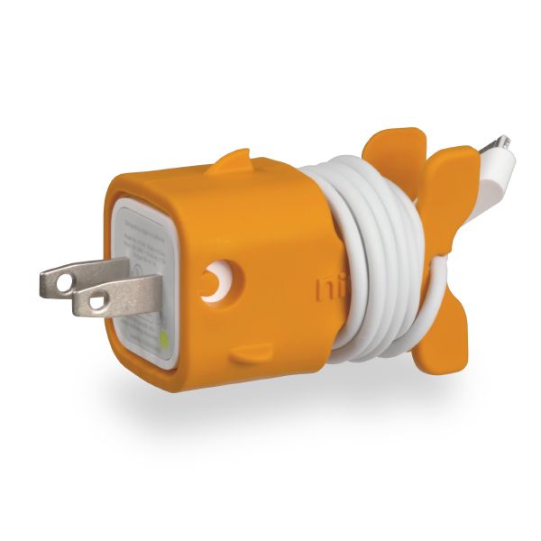 Cablekeeper udrží nabíječku sbalenou. 