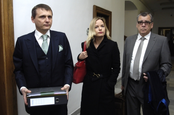 Vít Bárta s manželkou Kateřinou Klasnovou.