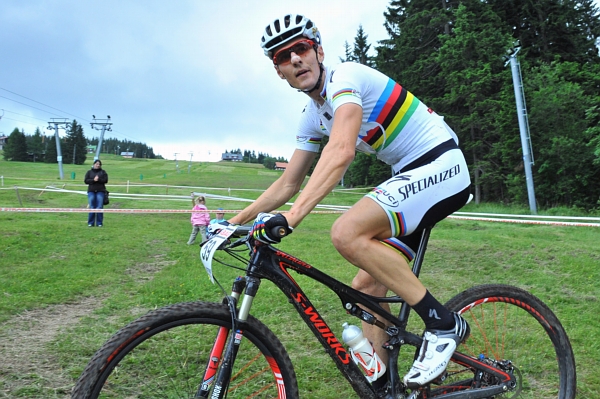 Český biker Jaroslav Kulhavý. 