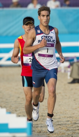 Pětibojař Svoboda.