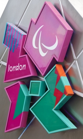 Logo londýnských her.