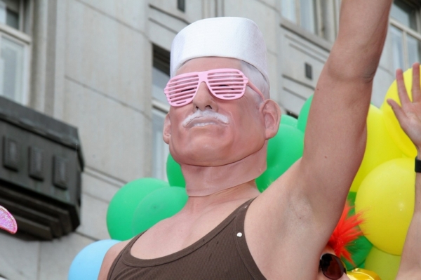 Loňský průvod Prahou Prague Pride.