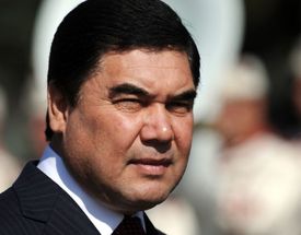 Turmenský prezident Berdymuhamedov.