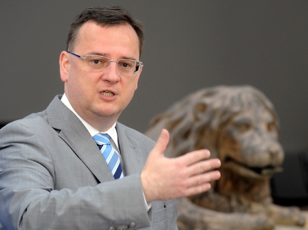 Premiér Petr Nečas.