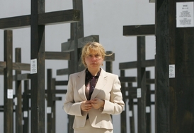 Alexandra Hildebrandtová, ředitelka berlínského Muzea zdi.