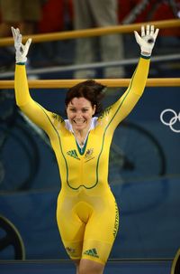 Australská cyklistka Anna Mearesová.