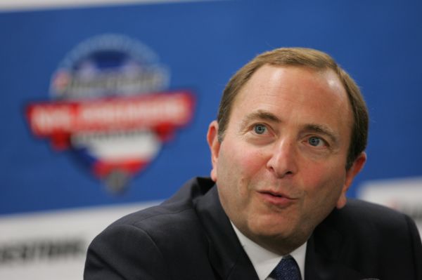 Komisionář NHL Gary Bettman.