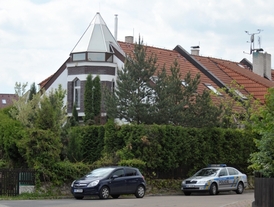 Rathův dům v Hostivici u Prahy.