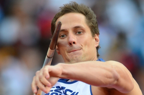 Oštěpař Vítězslav Veselý.