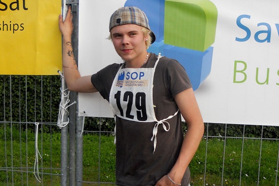 Nový rekordman Ere Karjalainen.