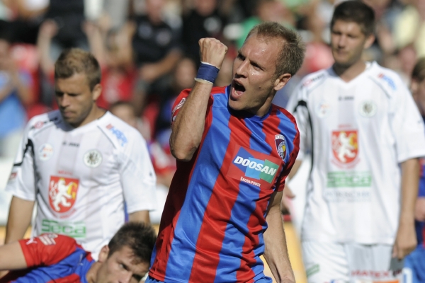 Plzeňský fotbalista Daniel Kolář.