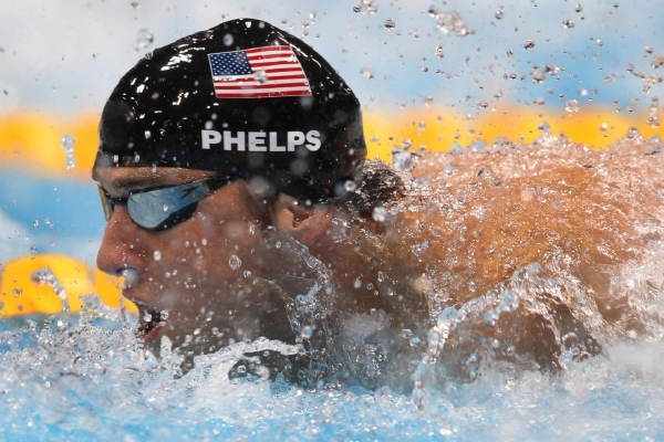 Americký plavec Michael Phelps.