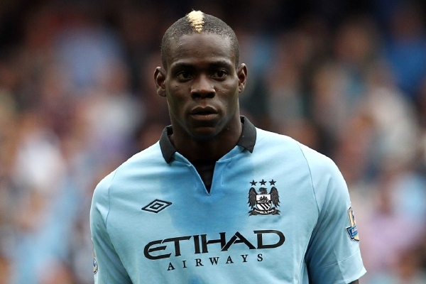 Fotbalista Manchesteru City Mario Balotelli.