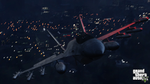 Nový obrázek z GTA V - stíhačka. Nový obrázek z GTA V - stíhačka.
