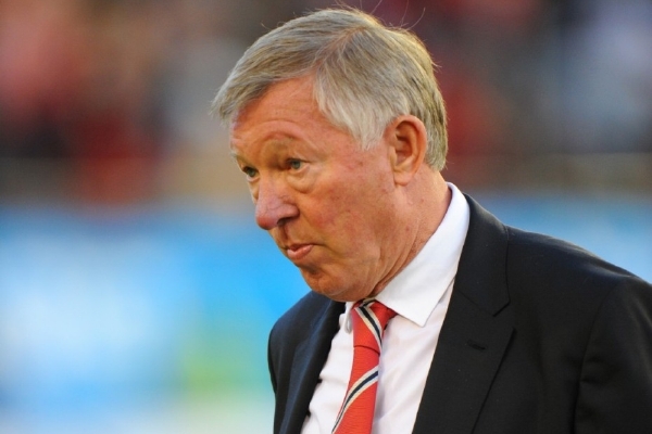 Trenér Manchesteru United Alex Ferguson.