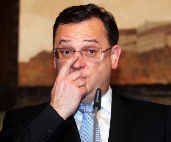 Premiér Petr Nečas.
