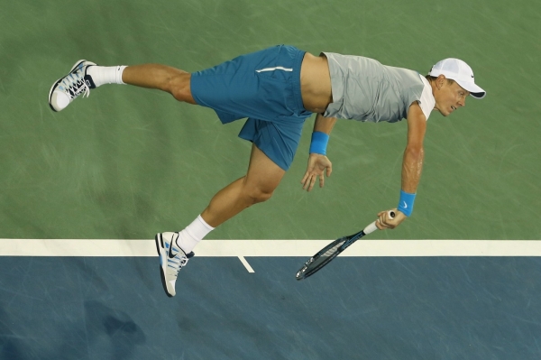 Tenista Tomáš Berdych postoupil na turnaji v americkém Winston-Salemu do třetího kola. 