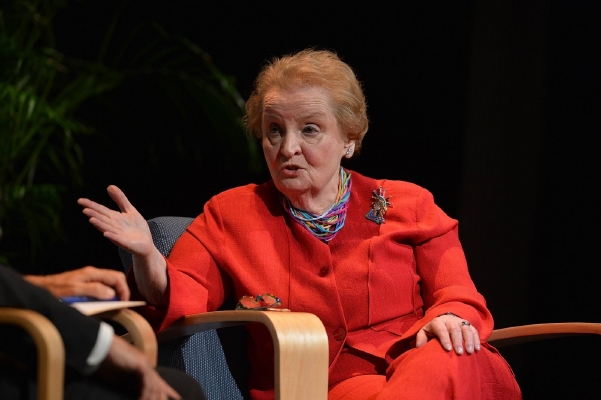 Madeleine Albrightová.
