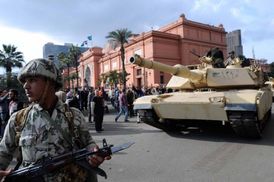 Obavy židovského státu z egyptských tanků na Sinaji. 