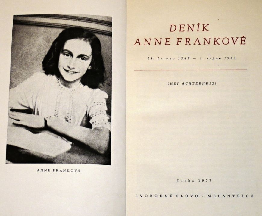 Deník Anny Frankové.