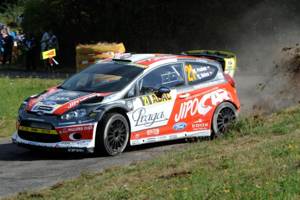 Vůz Martina Prokopa na rallye v Německu. Vůz Martina Prokopa na rallye v Německu.