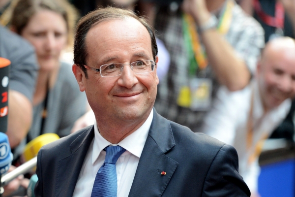 Francouzský prezident François Hollande. Francouzský prezident François Hollande.