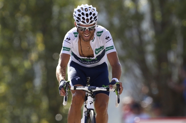 Osmou etapu cyklistické Vuelty vyhrál Alejandro Valverde.