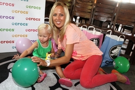 Zuzana Belohorcová s dcerou.