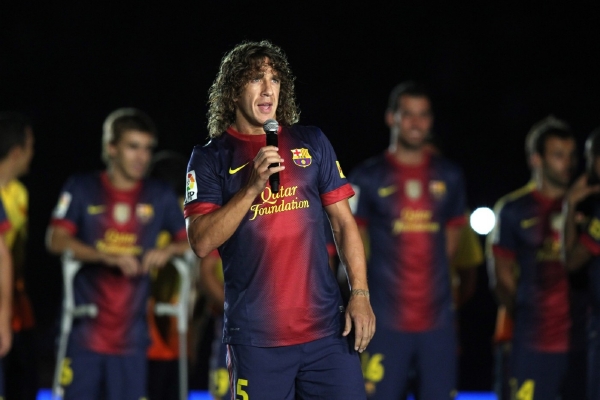 Kapitán Barcelony Carles Puyol. Kapitán Barcelony Carles Puyol.