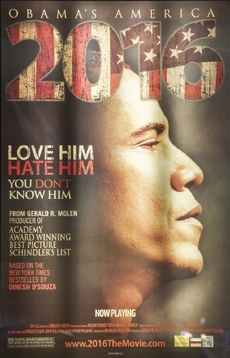 Plakát k snímku 2016: Obama's America (2016: Obamova Amerika).