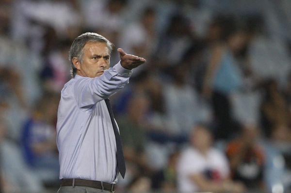 Nespokojený José Mourinho.