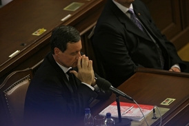 David Rath při svém zatím posledním projevu na půdě Poslanecké sněmovny.