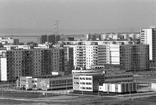 Město Balakovo u Saratova.