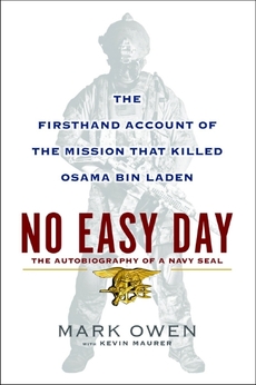 Obal knihy No Easy Day (Nijak jednoduchý den). 