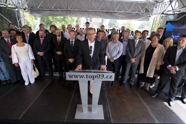 Politická strana TOP 09 zahájila svoji kampaň.