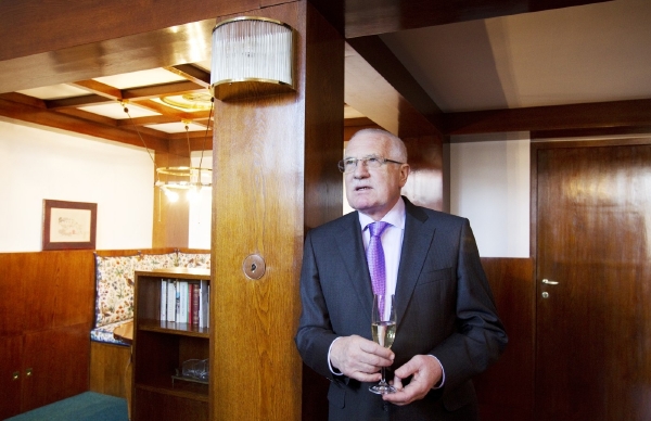 Prezident České republiky Václav Klaus.