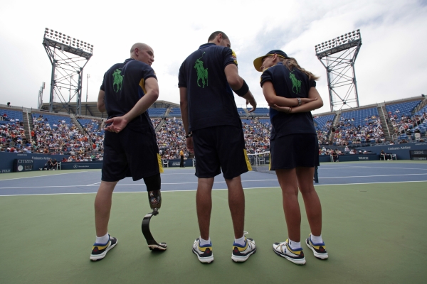 Ryan McIntosh budí na US Open se svou karbonovou protézou pozornost.