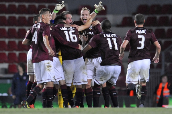 Fotbalisté Sparty.