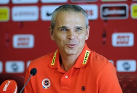 Trenér Sparty Vítězslav Lavička.