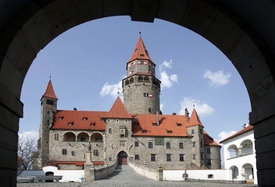 Na hradě Bouzov zároveň probíhal hudební festival Hrady.cz.